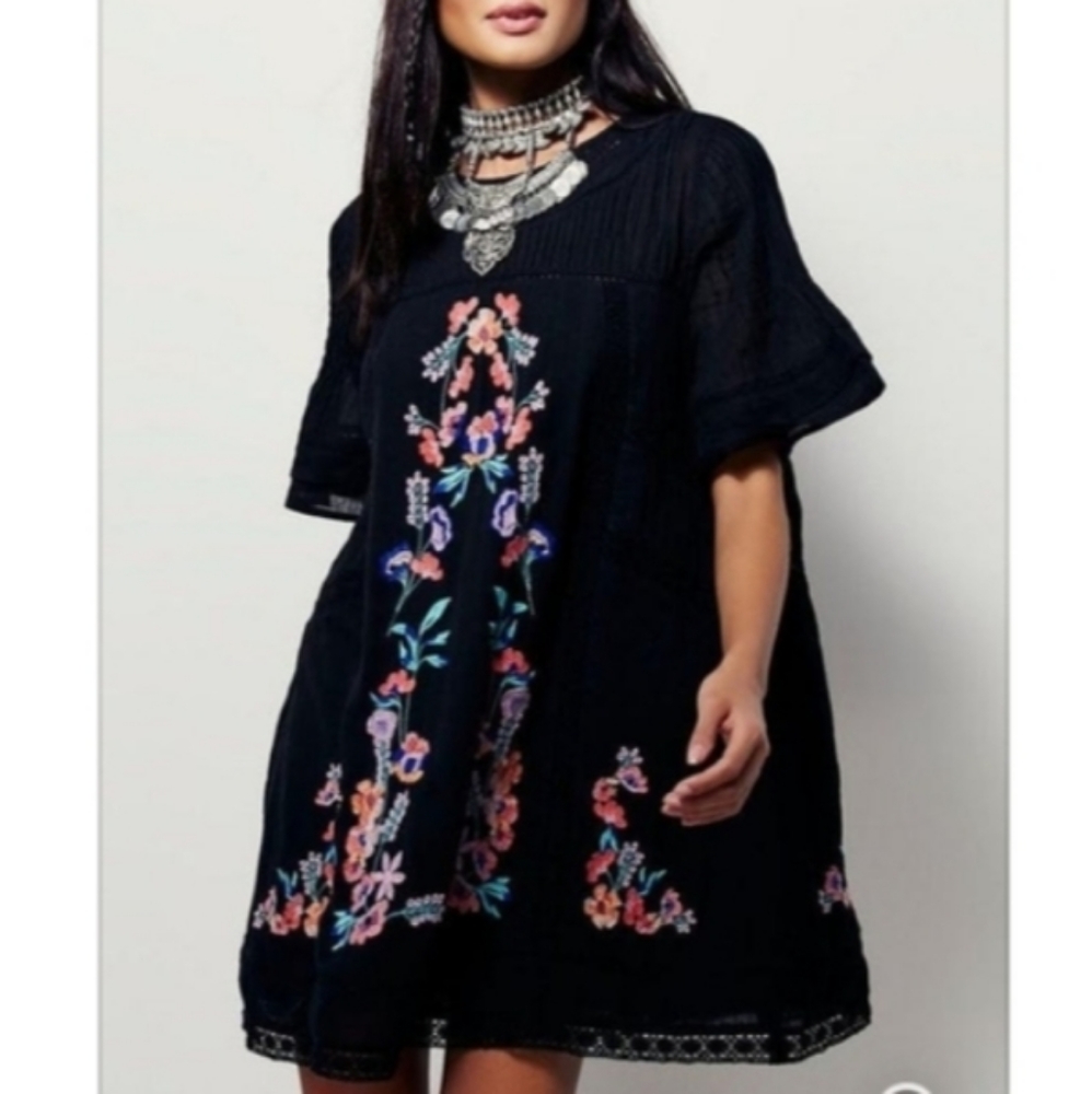 COPY - Free People Perfectly Victorian Dress in Black